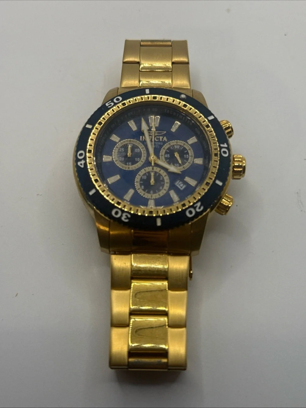 The Invicta Men's 1205 Specialty Quartz Chronograph Dial Watch New Battery!!